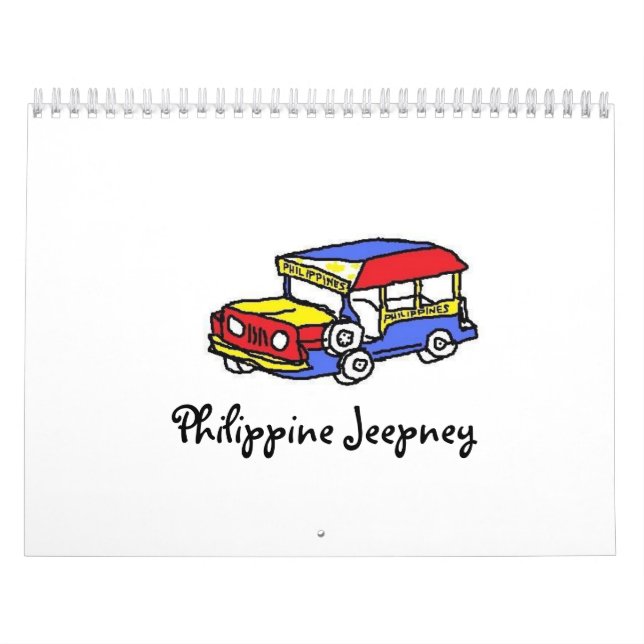 Mural Calendrier philippin des Jeepney (Protection)