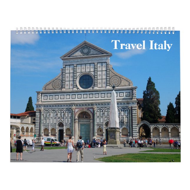 Mural Calendrier photo Italie 12 mois (Protection)