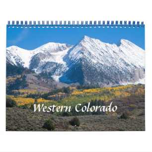Mural Calendrier photo Western Colorado