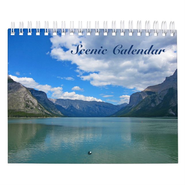 Mural Calendrier pittoresque 2018 Montagnes Rocheuses (Protection)