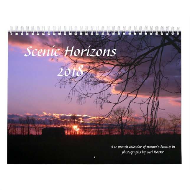 Mural Calendrier pittoresque des horizons 2018 (Protection)