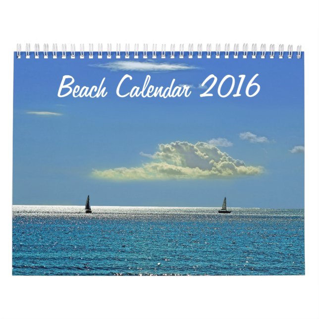 Mural Calendrier Plage 2016 (Protection)