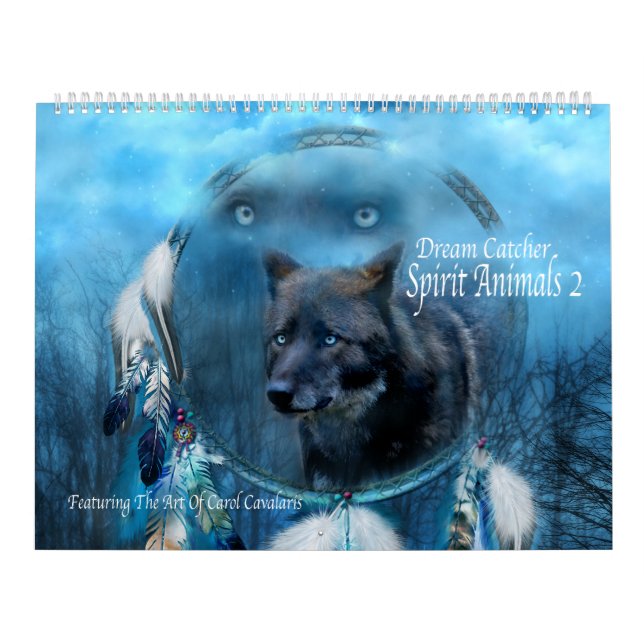 Mural Calendrier rêveur d'art des animaux 2 d'esprit de (Protection)