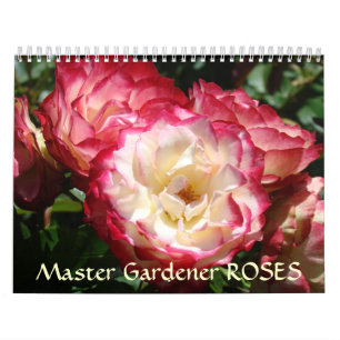 Mural Calendrier ROSES des MAÎTRES JARDINIERS Fleurs de 