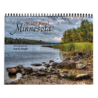 Mural Calendrier sauvage et rural du Minnesota