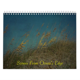 Mural Calendrier - Scènes du bord de l'océan