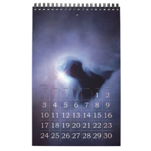 Mural Calendrier spatial