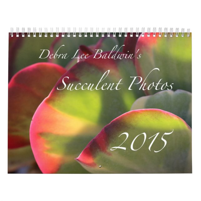 Mural Calendrier succulent des photos 2015 de Debra Lee (Protection)