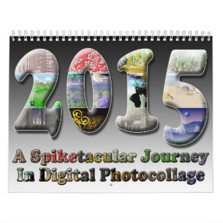 Mural Calendrier surréaliste d'art de Spiketacular pour