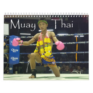 Mural Calendrier thaïlandais de Muay