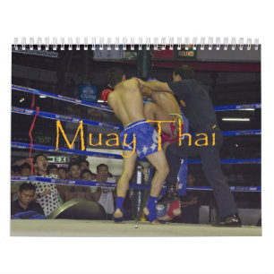 Mural Calendrier thaïlandais de Muay