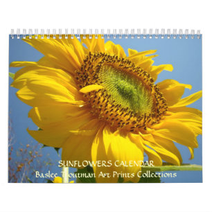 Mural CALENDRIER Tournesols Calendrier Soleil Fleur