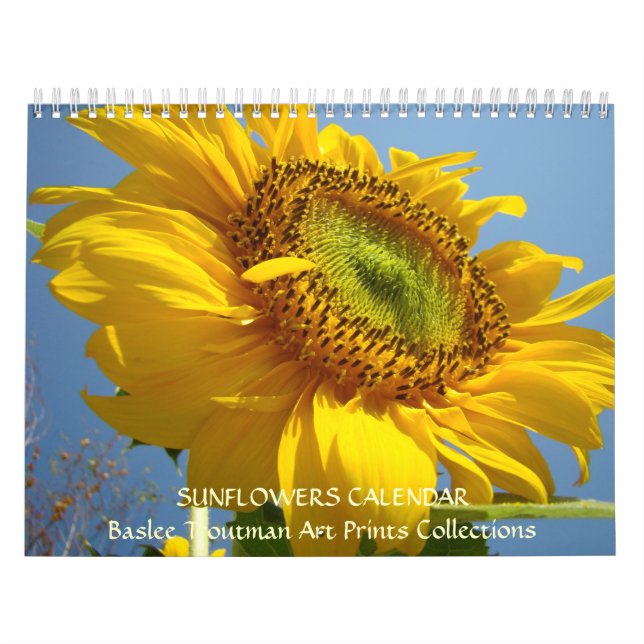 Mural CALENDRIER Tournesols Calendrier Soleil Fleur (Protection)
