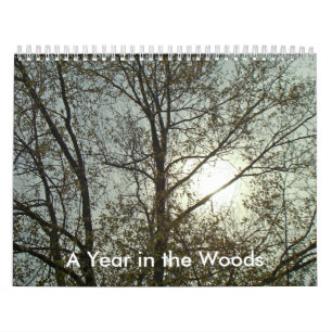 Mural Calendrier - Une année dans les bois