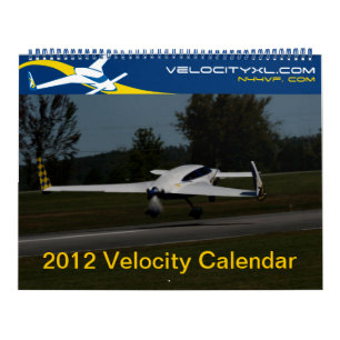 Mural Calendrier Velocity Kitplane 2012 - Toutes les tai