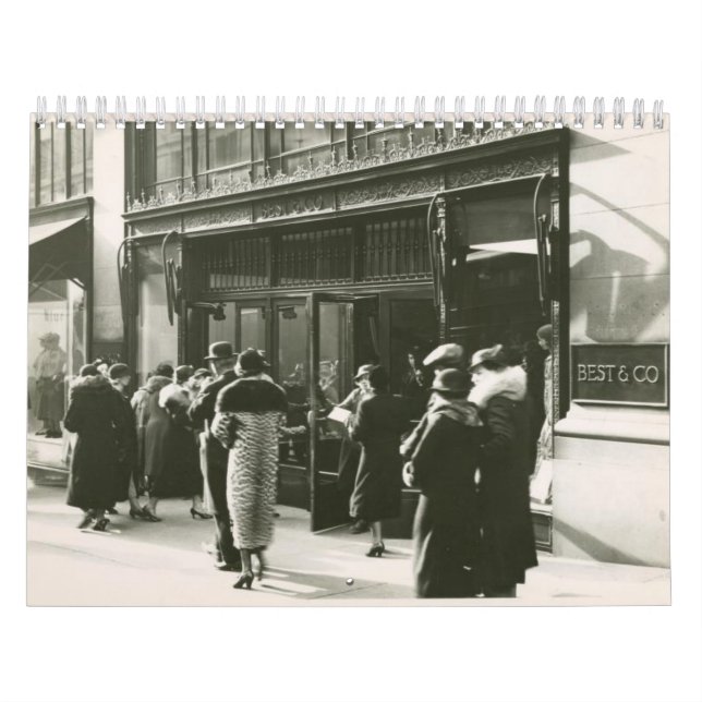 Mural Calendrier Vintage (Protection)