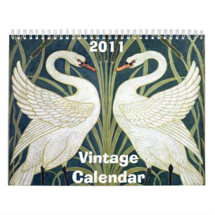 Mural Calendrier Vintage ~ 2011