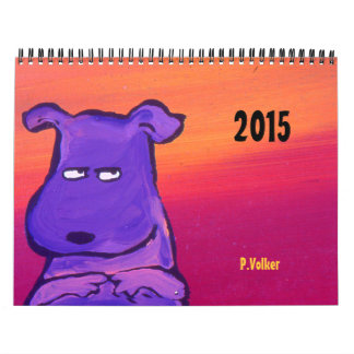 Mural Calendrier vintage de P.Volker 2015 Volker