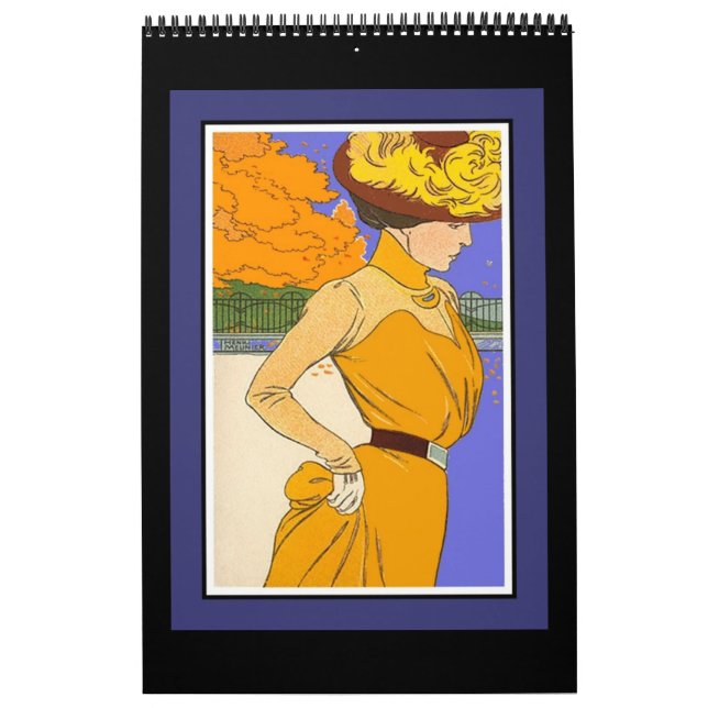 Mural Calendrier Vintage Retro Images Affiches Plain (Protection)