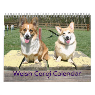 Mural Calendrier Welsh Corgi