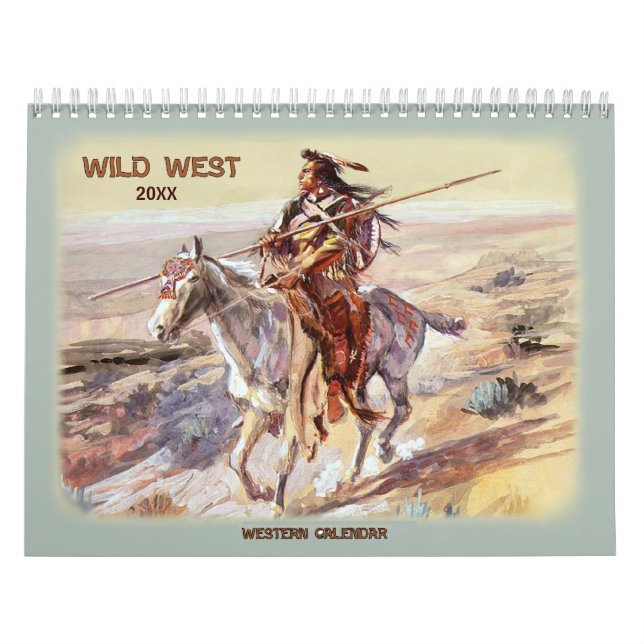 Mural Calendrier Wild West 2021 (Protection)