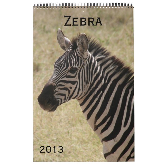 Mural calendrier zèbre 2013 (Protection)