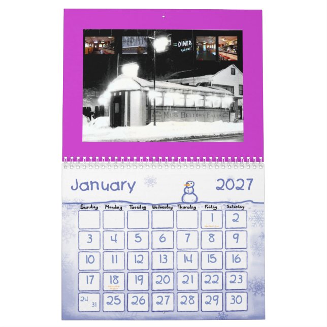 Mural chutes de soufflets, VT. calendrier (Jan 2027)