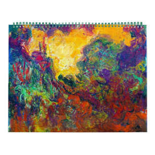 Mural Claude Monet meilleur calendrier de peinture fine