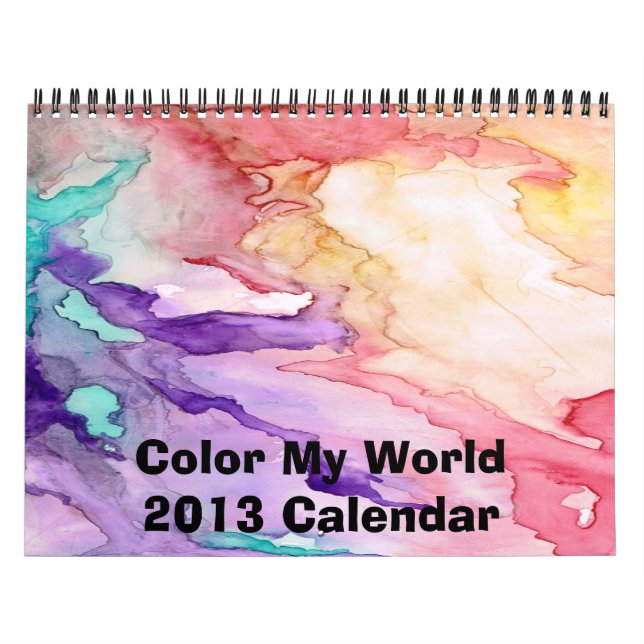 Mural Colorez mon calendrier du monde 2016 (Protection)