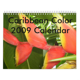 Mural Couleur des Caraïbes… le calendrier 2009 de fle