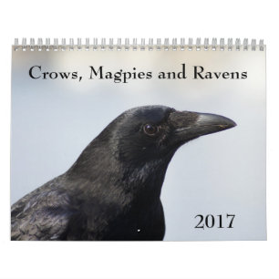 Mural Crows, Magpies et Ravens Calendrier 2017