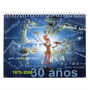 Mural DON DON QUICHOTTE - calendrier - Calendario