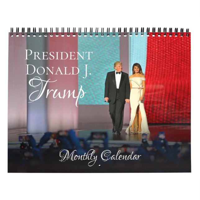 Mural Donald Trump Présidence 2025 Calendrier Mur mensue (Protection)