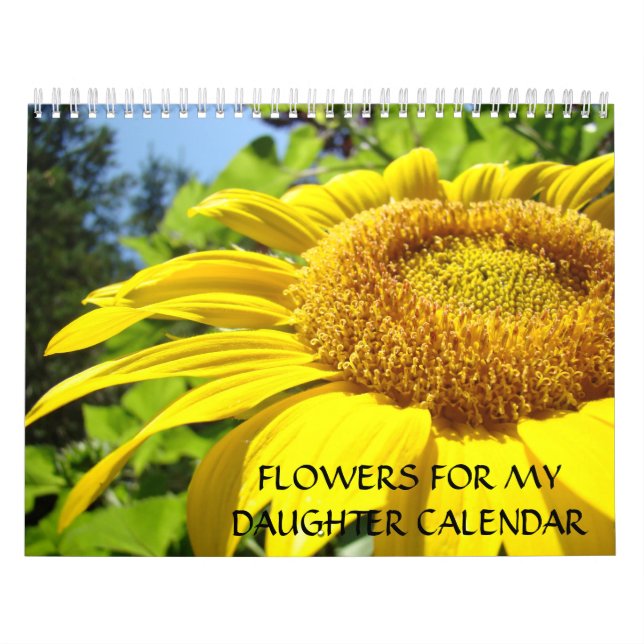 Mural DONS Calendrier Fleurs de filles pour fille (Protection)