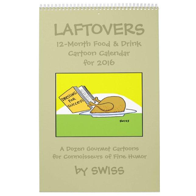 Mural Drôle Laftovers Aliments Caricatures Calendrier (Protection)