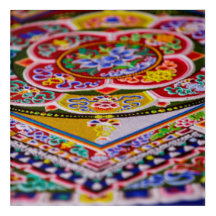 Art de mur d'Acryllic de mandala de sable