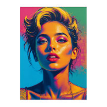 Pop Portrait: Bold & Vibrant Art