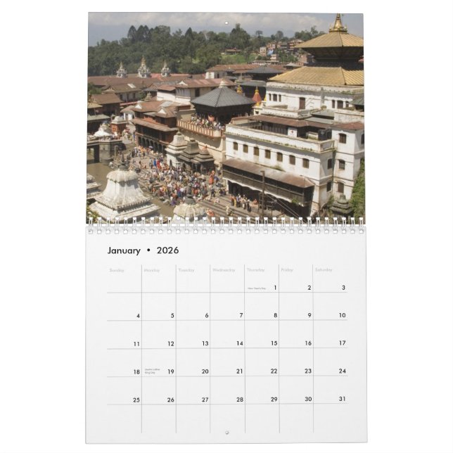 Mural Endroits impressionnants du calendrier 2012 du (Jan 2026)