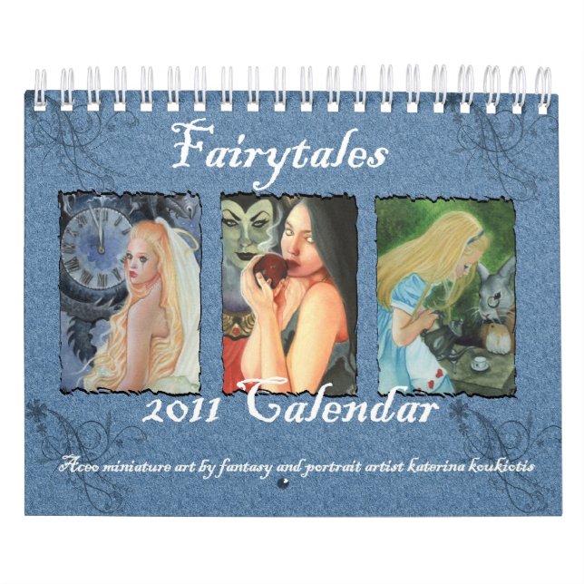 Mural Fairytales Calendrier ACEO 2011 KaterinaArt (Protection)