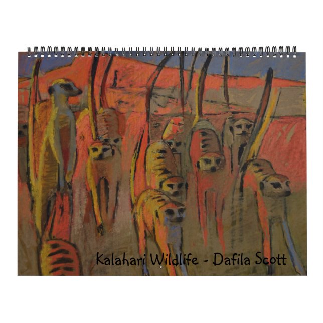 Mural Faune de Kalahari - calendrier (Protection)