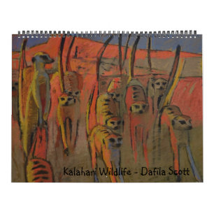 Mural Faune de Kalahari - calendrier