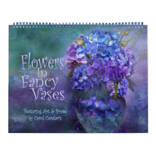 Mural Fleurs Dans Les Vases Fantastiques Calendrier Art
