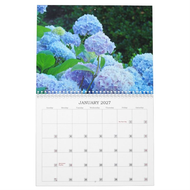 Mural Fleurs pour grand-mère Calendrier Photographie de  (Jan 2027)
