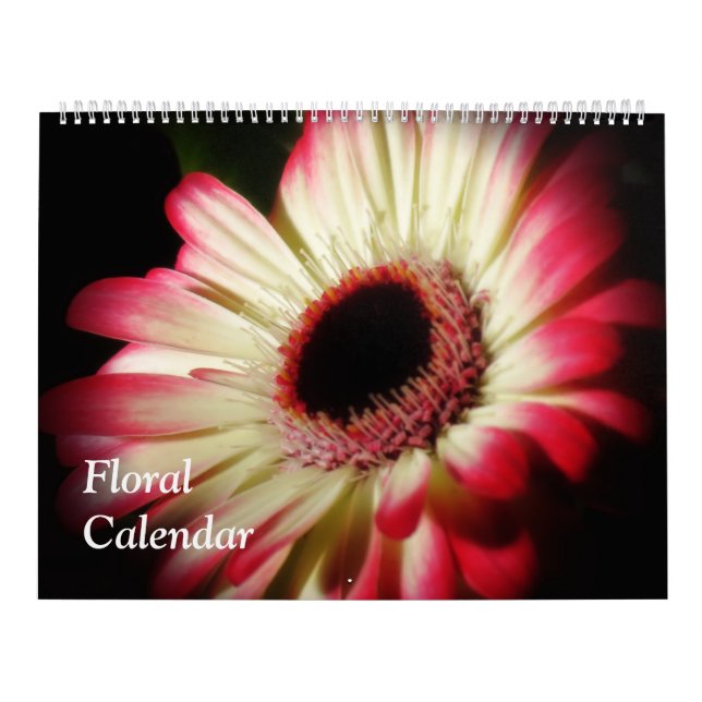 Mural Floral - grand calendrier (Protection)