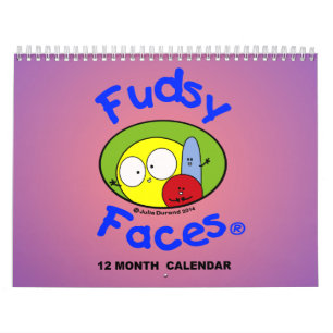 Mural "Fudsy fait face" - au calendrier de 12 mois
