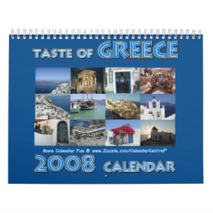 Mural Goût de calendrier de la Grèce 2008