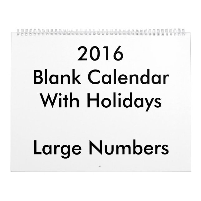 Mural Grand 2016 Vacances Calendrier Vacances Vacances G (Protection)