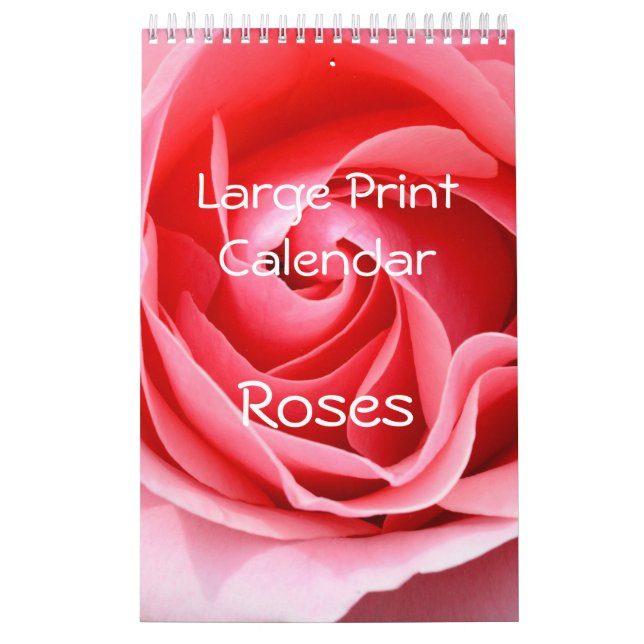Mural Grande impression Petits Roses Calendrier - Page u (Protection)
