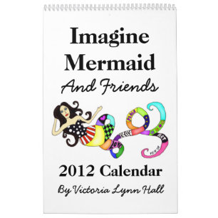 Mural Imaginez le calendrier de sirène et d'amis 2012