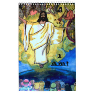 Mural "JE SUIS" calendrier CHRÉTIEN